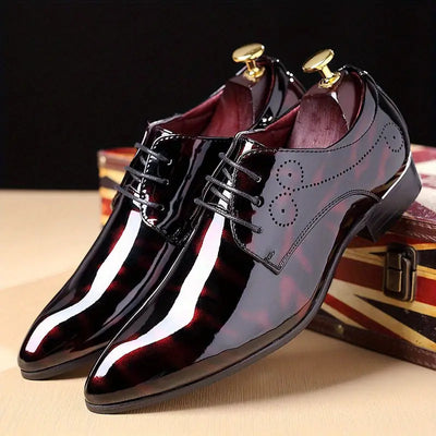 Charles Prescott Glossy Oxford Shoes