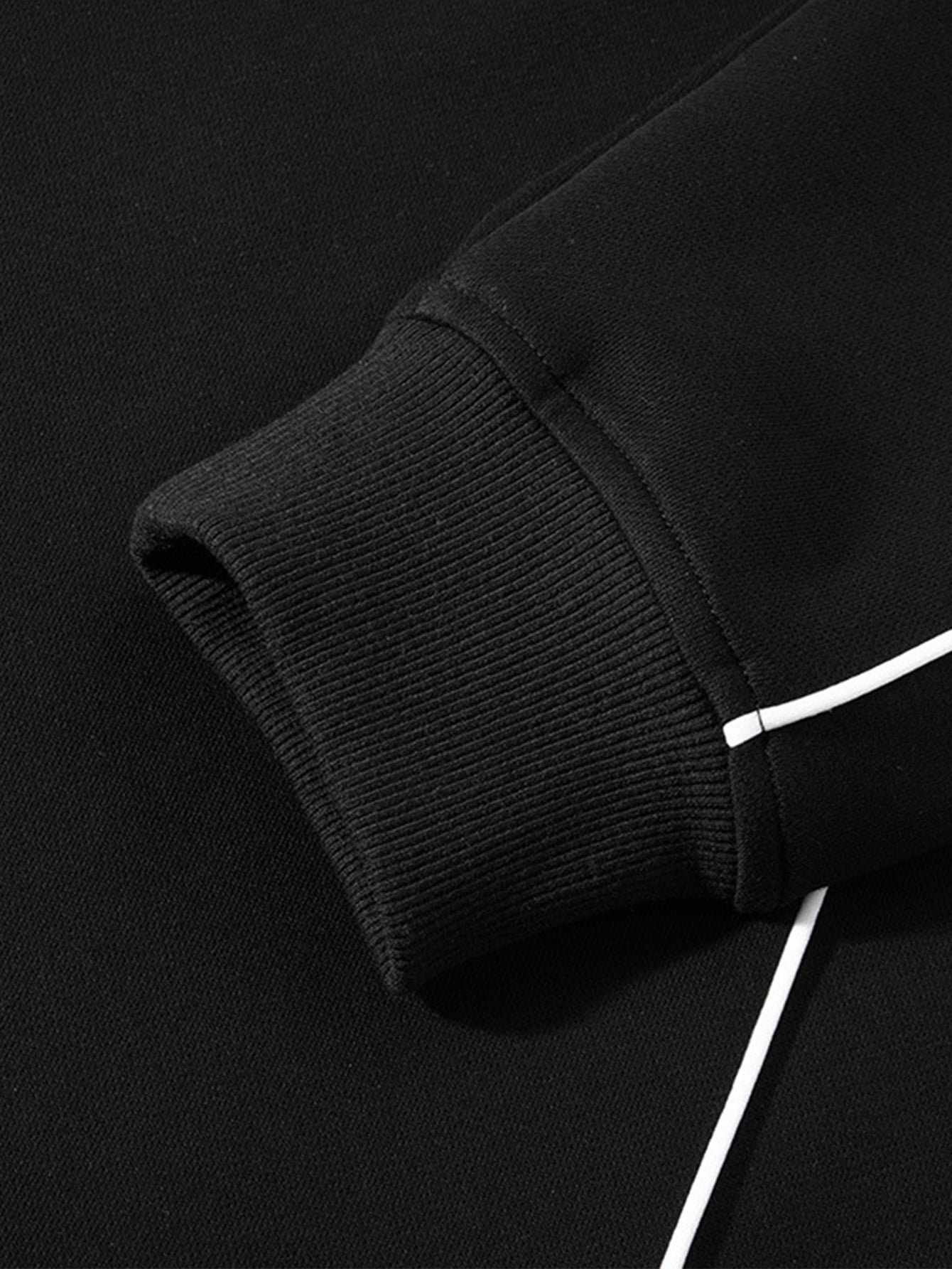 Relax Fit Polo Collar Sweatshirt