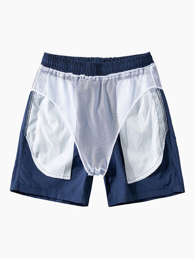 Turtle Print Button Up Shirt & Swim Shorts