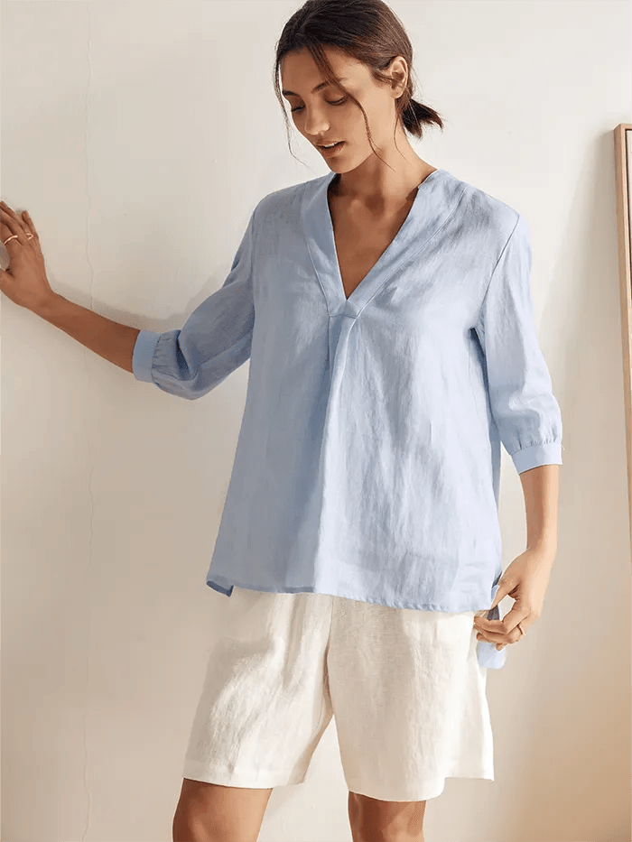 Charlotte | 100% Linen Dress Shirt