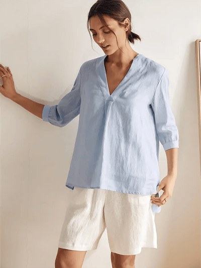 Charlotte | 100% Linen Dress Shirt
