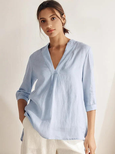 Charlotte | 100% Linen Dress Shirt