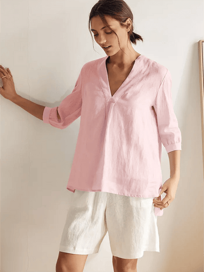Charlotte | 100% Linen Dress Shirt