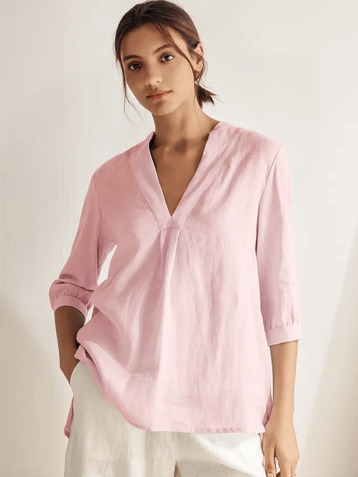 Charlotte | 100% Linen Dress Shirt