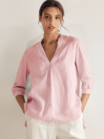 Charlotte | 100% Linen Dress Shirt