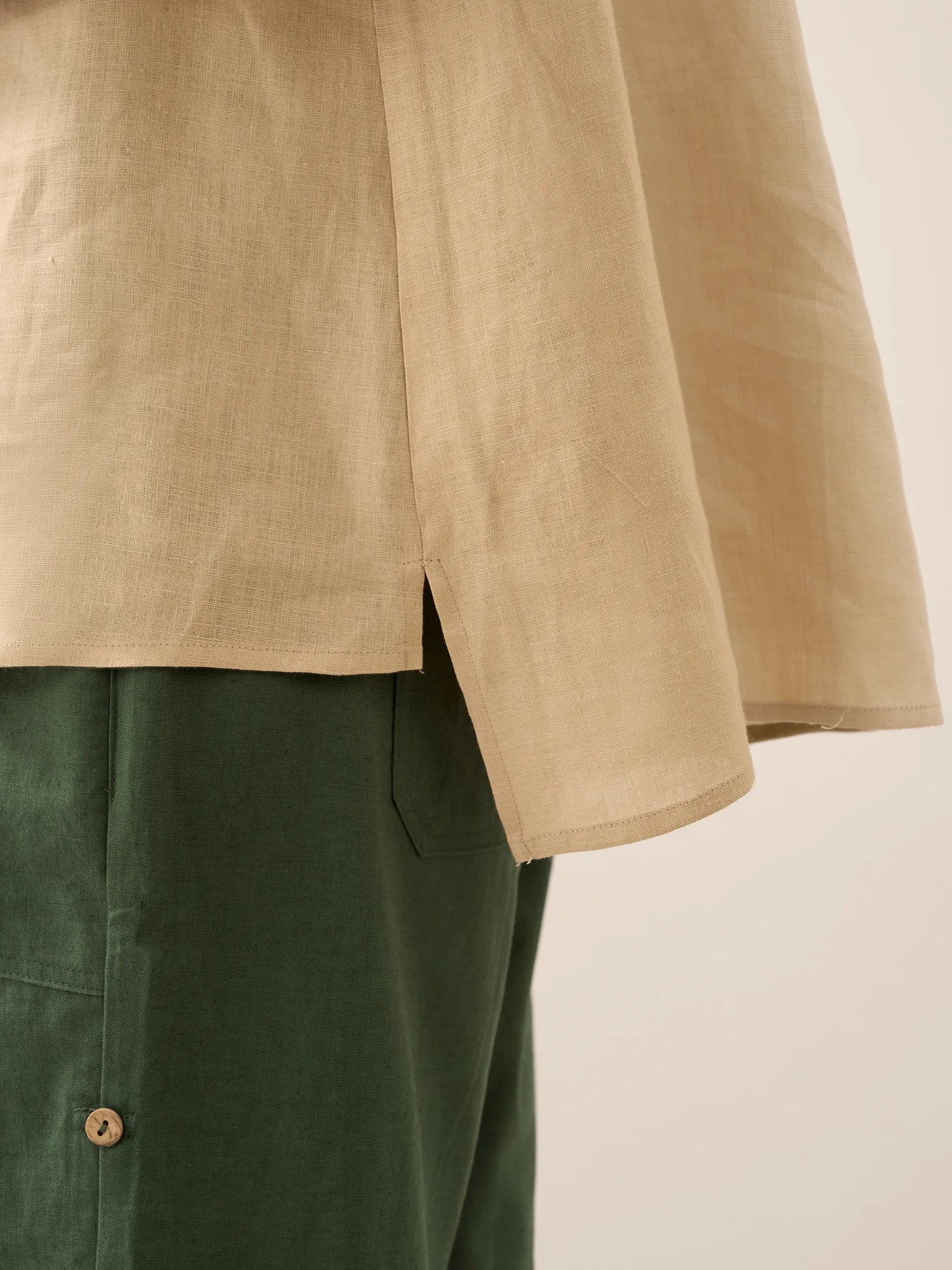 Charlotte | 100% Linen Dress Shirt