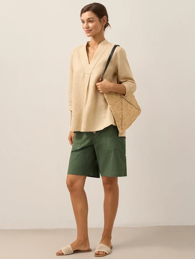 Charlotte | 100% Linen Dress Shirt