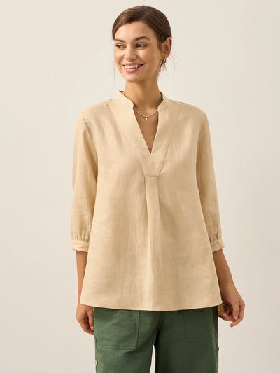 Charlotte | 100% Linen Dress Shirt