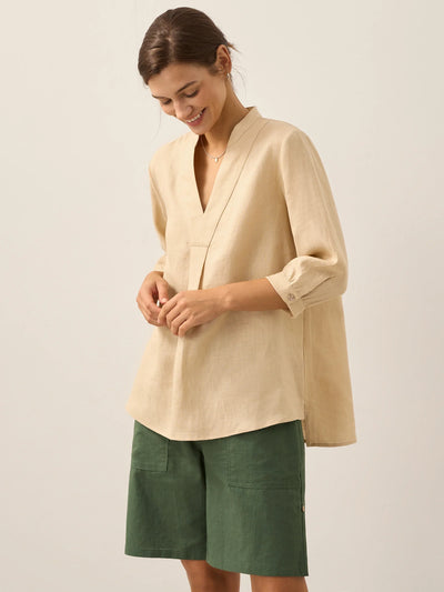 Charlotte | 100% Linen Dress Shirt