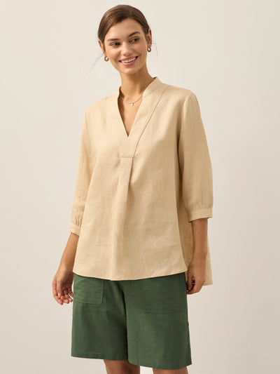 Charlotte | 100% Linen Dress Shirt