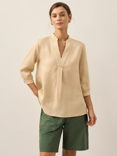 Charlotte | 100% Linen Dress Shirt