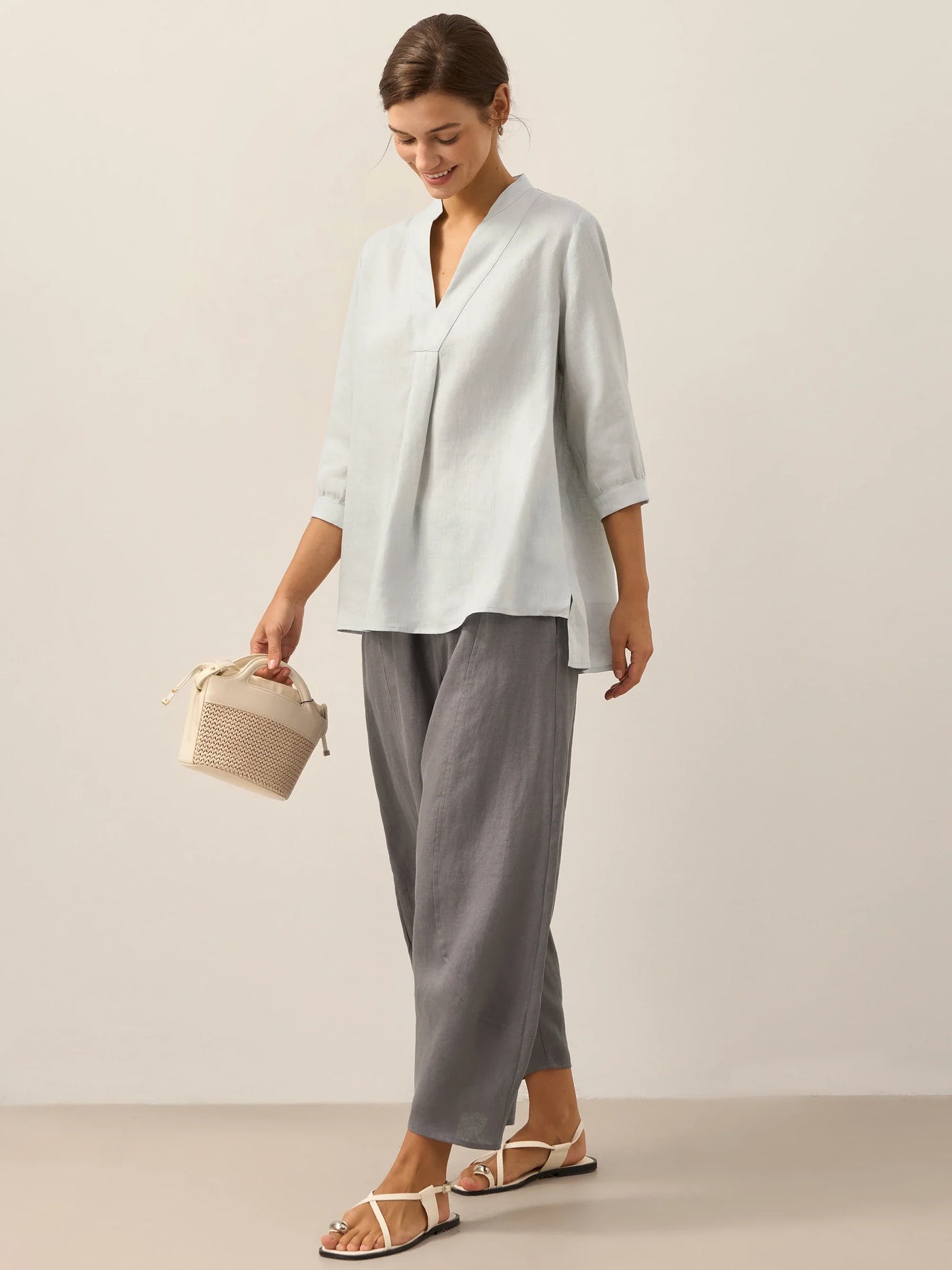 Charlotte | 100% Linen Dress Shirt