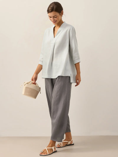Charlotte | 100% Linen Dress Shirt