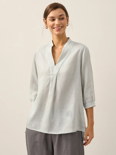 Charlotte | 100% Linen Dress Shirt