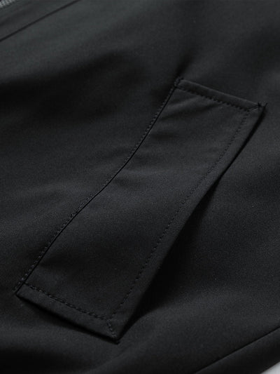 Contrast 2 In 1 Hooded Bomber Jacket