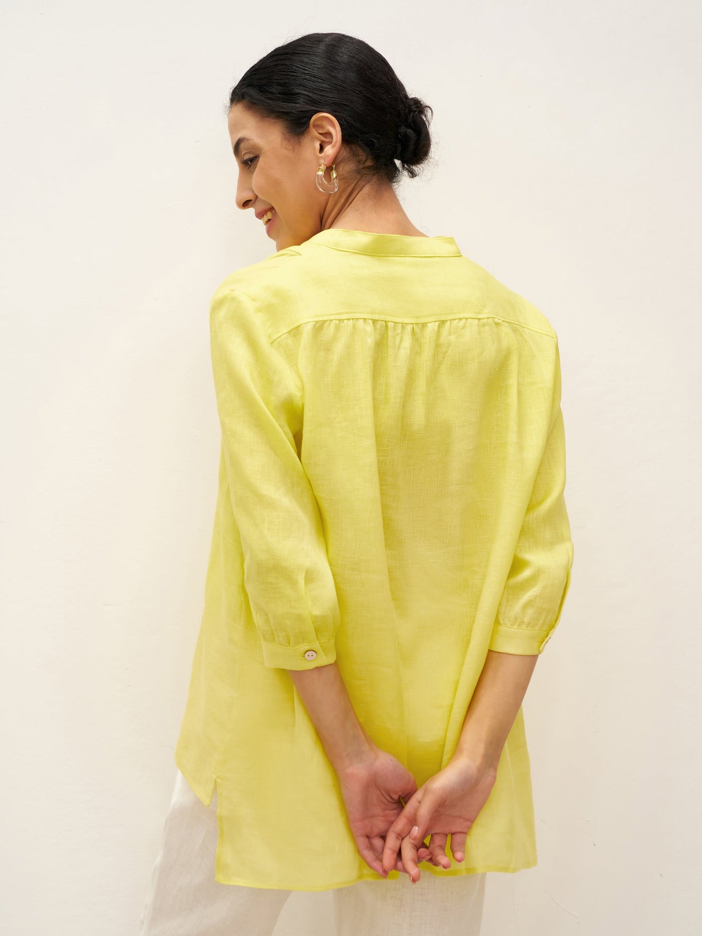 Charlotte | 100% Linen Dress Shirt