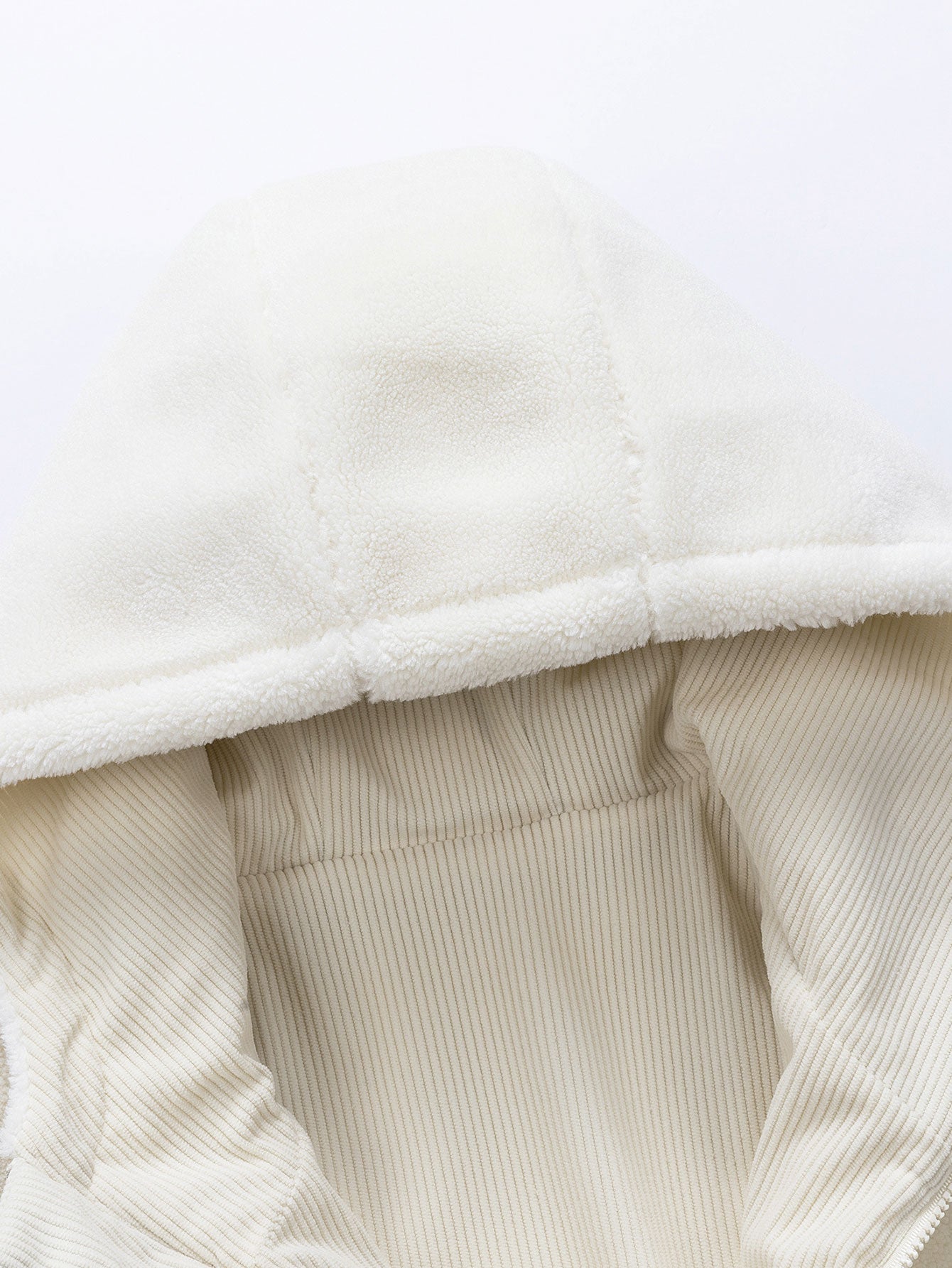 Teddy Corduroy Reversible Hooded Jacket