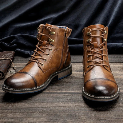 Aaron | Handcrafted Premium Leather Oxford Boots