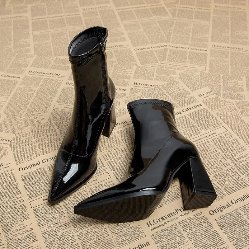 Chloe™ | Pointed Toe Chelsea Boots