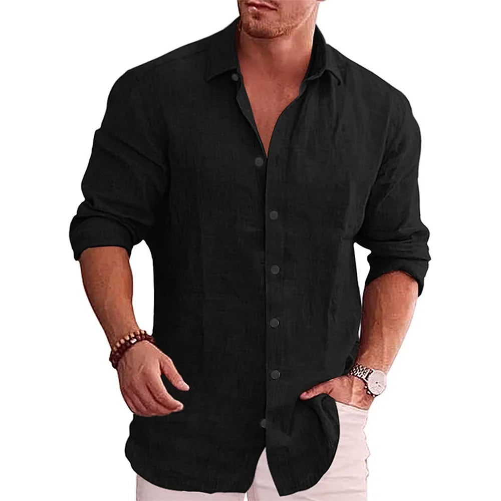 Hugo™ | Stylish and Versatile Linen Shirt