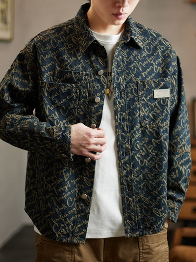 Denim Scripture Jacket