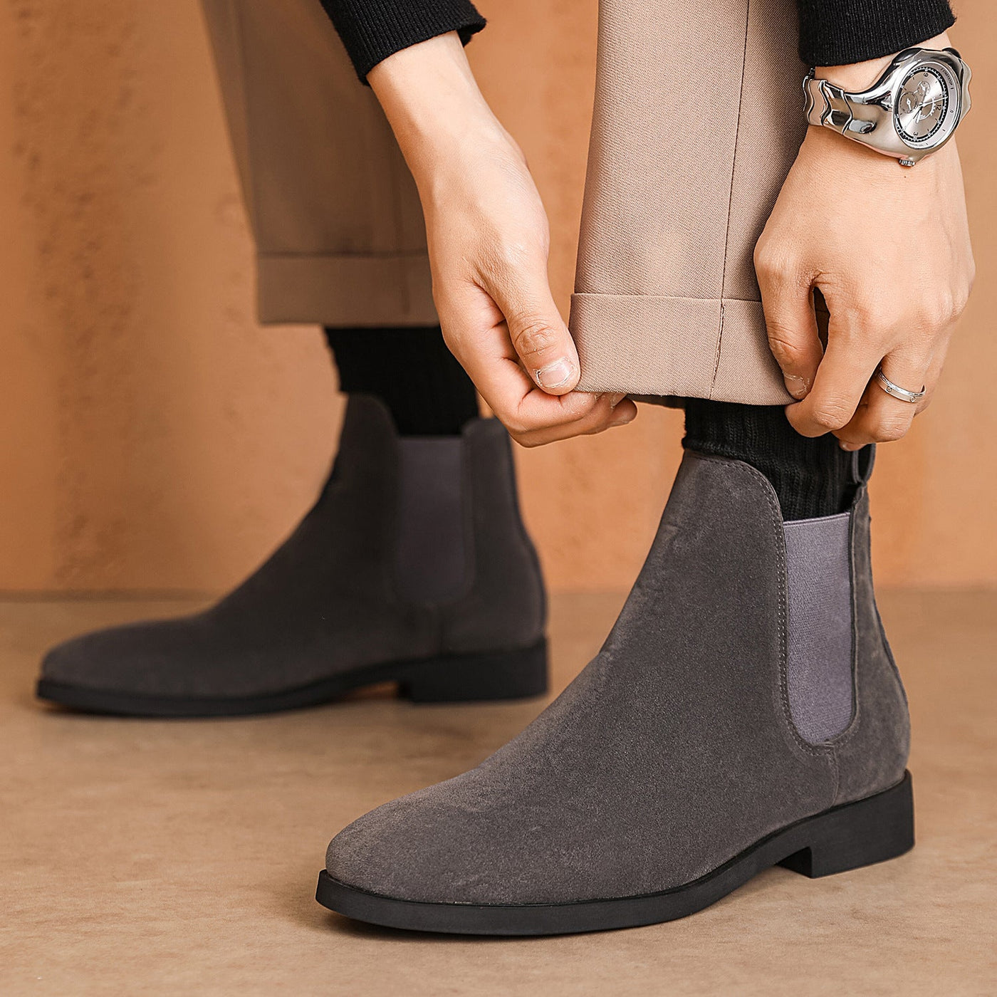 Frederick Carmichael chelsea leather boots