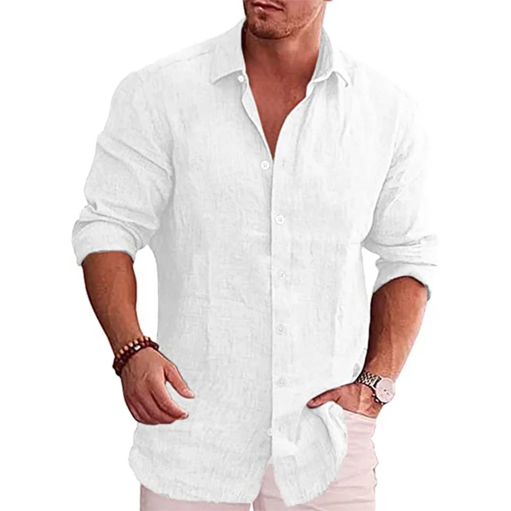 Hugo™ | Stylish and Versatile Linen Shirt