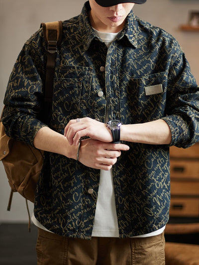 Denim Scripture Jacket