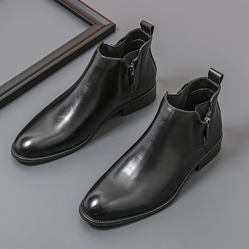 Reginald Thornton side-zip chelsea leather boots