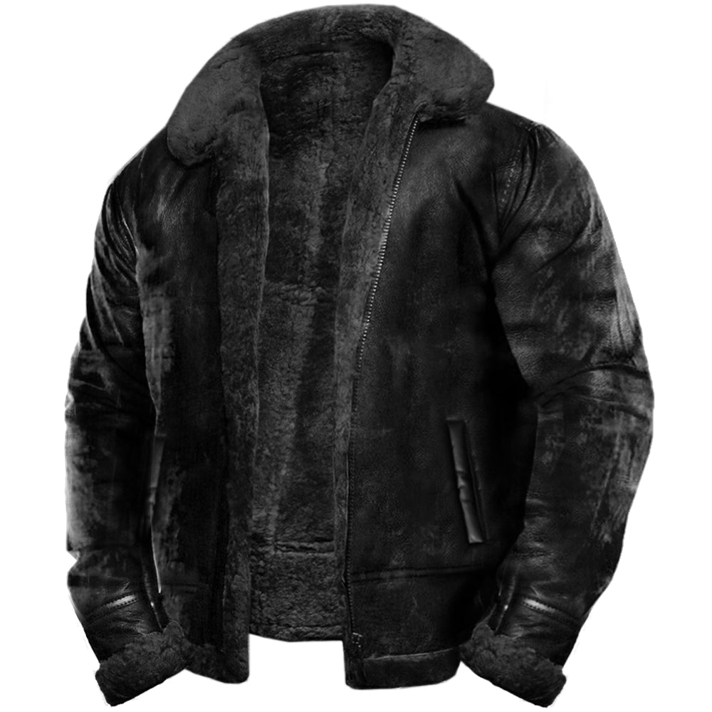 Men's Outdoor Vintage Leather Jacket