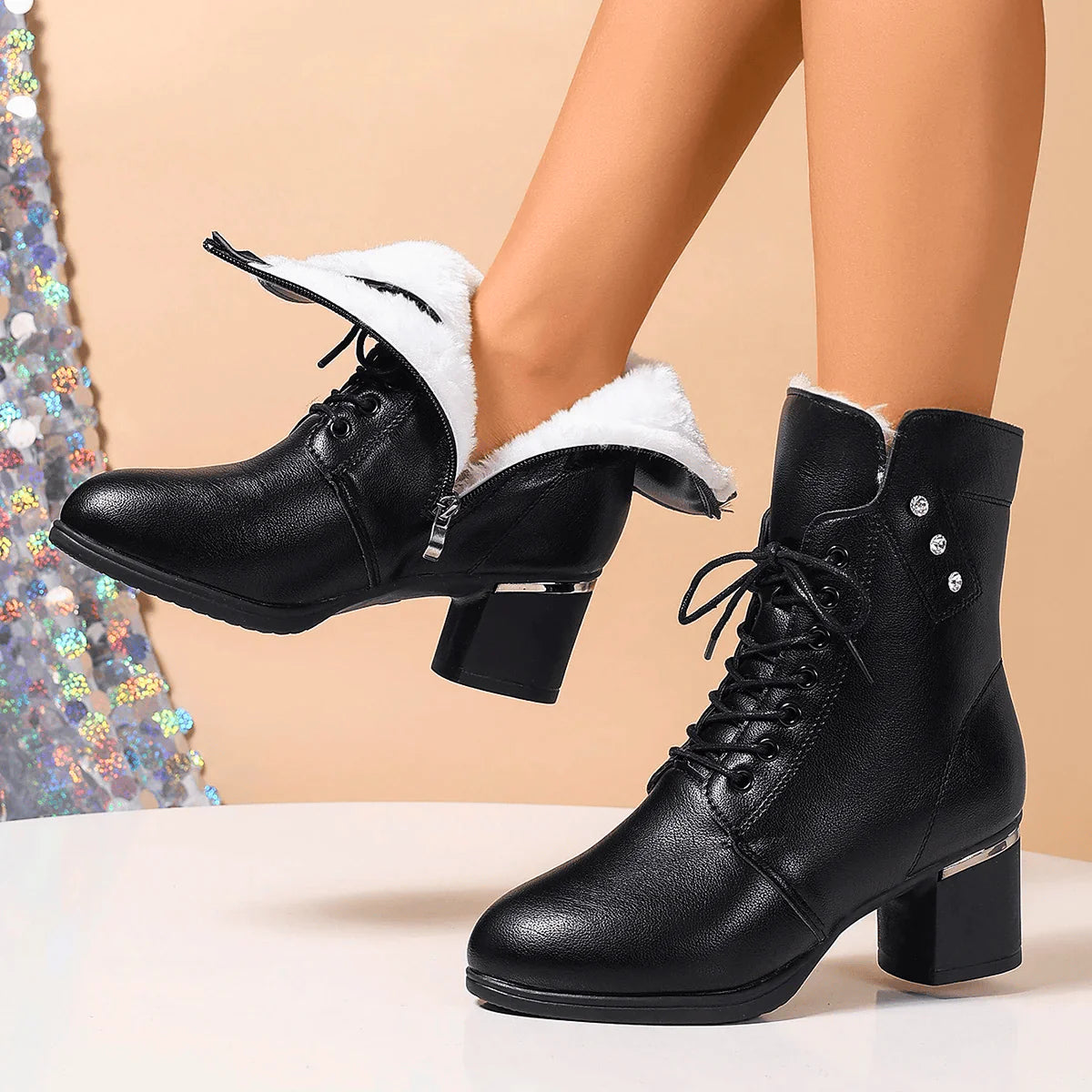 Vivienne | Fur Lined Winter Boots