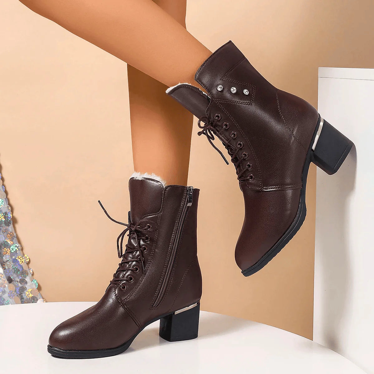 Vivienne | Fur Lined Winter Boots
