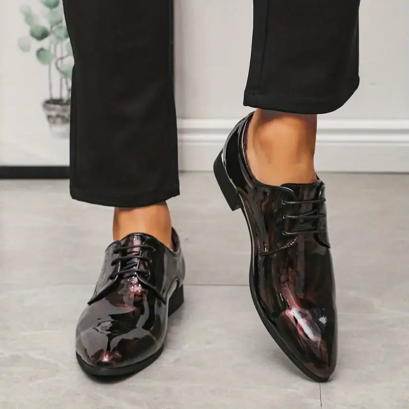 Charles Prescott Glossy Oxford Shoes