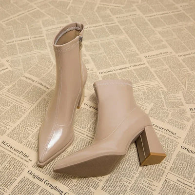 Chloe™ | Pointed Toe Chelsea Boots