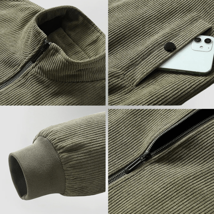 CHARLES | CORDUROY JACKET WITH FLEECE LINING