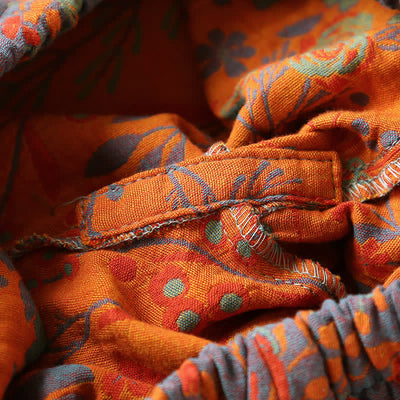 Isabella™ | Vintage Leaf Cotton Loungewear Set