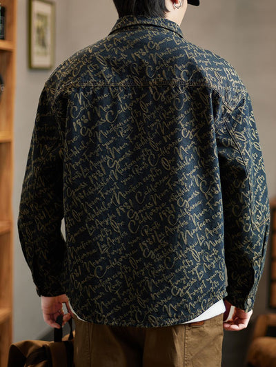 Denim Scripture Jacket