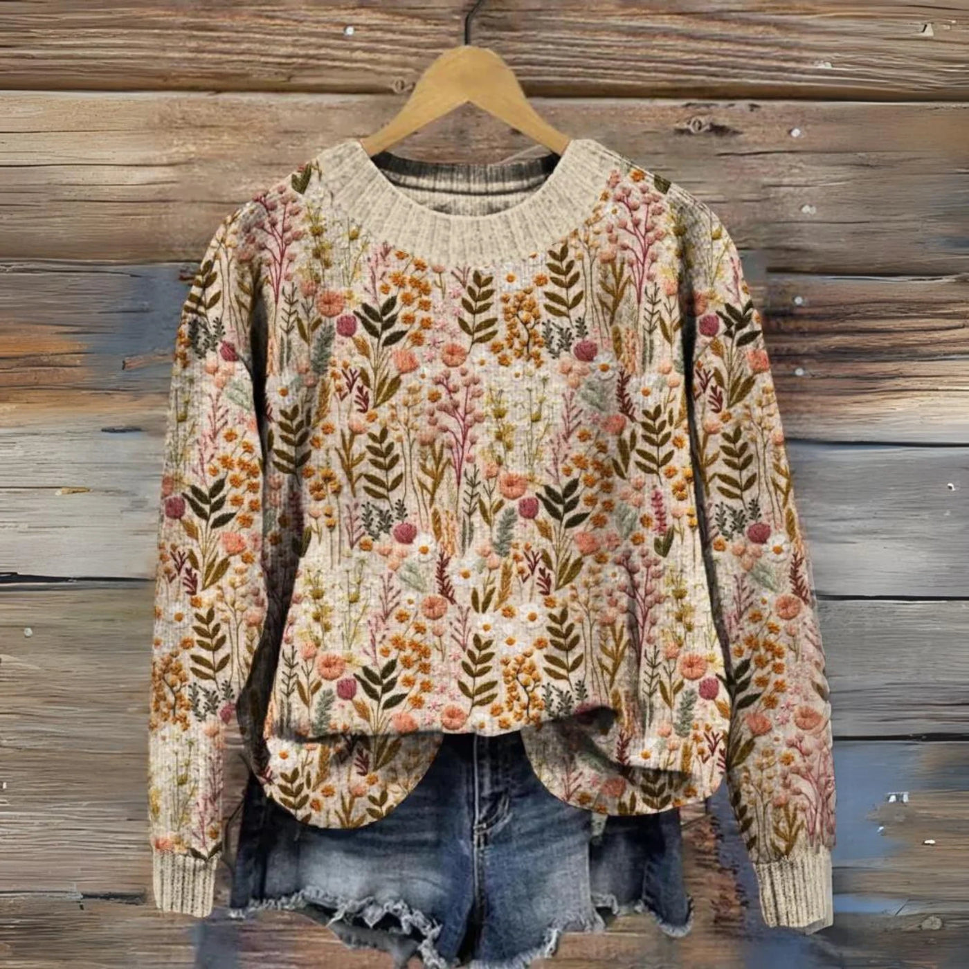 ADA™ | EMBROIDERED FLORAL SWEATER