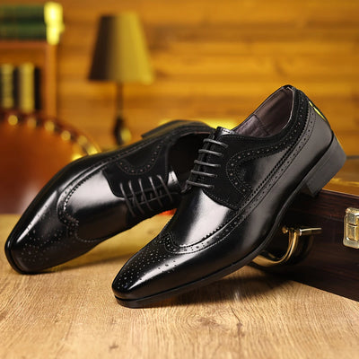 Alexander Prescott Leather Dress Shoes