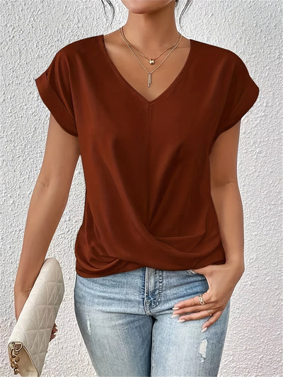 Abigail™ | Casual Heart Neck T-shirt