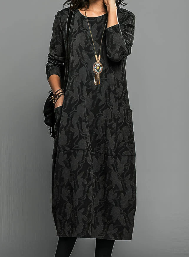 Cassie™ | Casual Round Neck Winter Dress