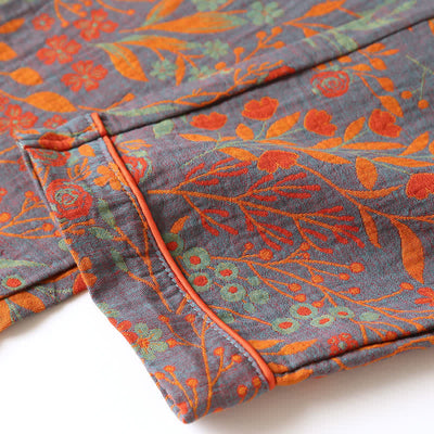Isabella™ | Vintage Leaf Cotton Loungewear Set