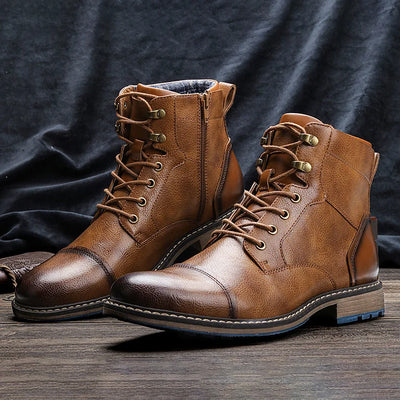 Aaron | Handcrafted Premium Leather Oxford Boots