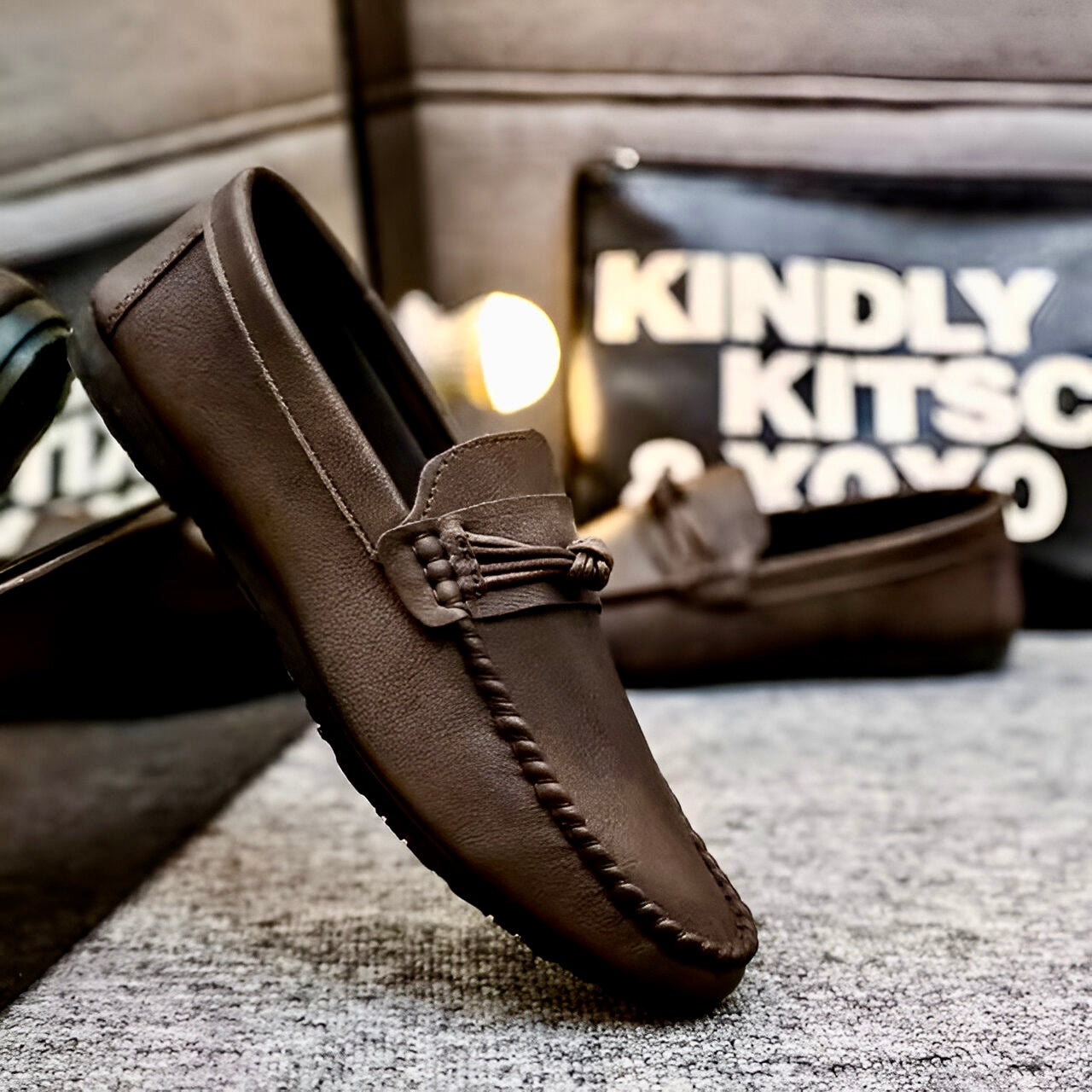 Frédéric Moser Leather Loafers