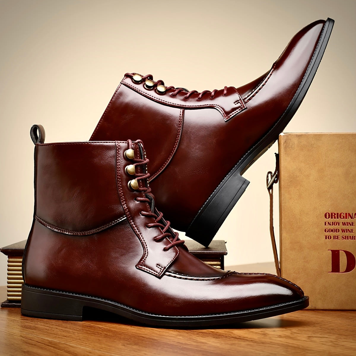 Christopher Burrows Oxford Leather Boots