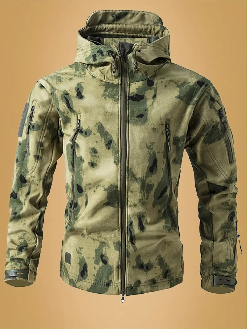 Jeffrey | Army Jumper with High Collar