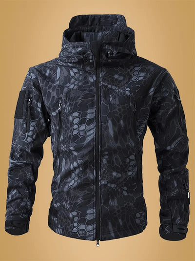 Jeffrey | Army Jumper with High Collar