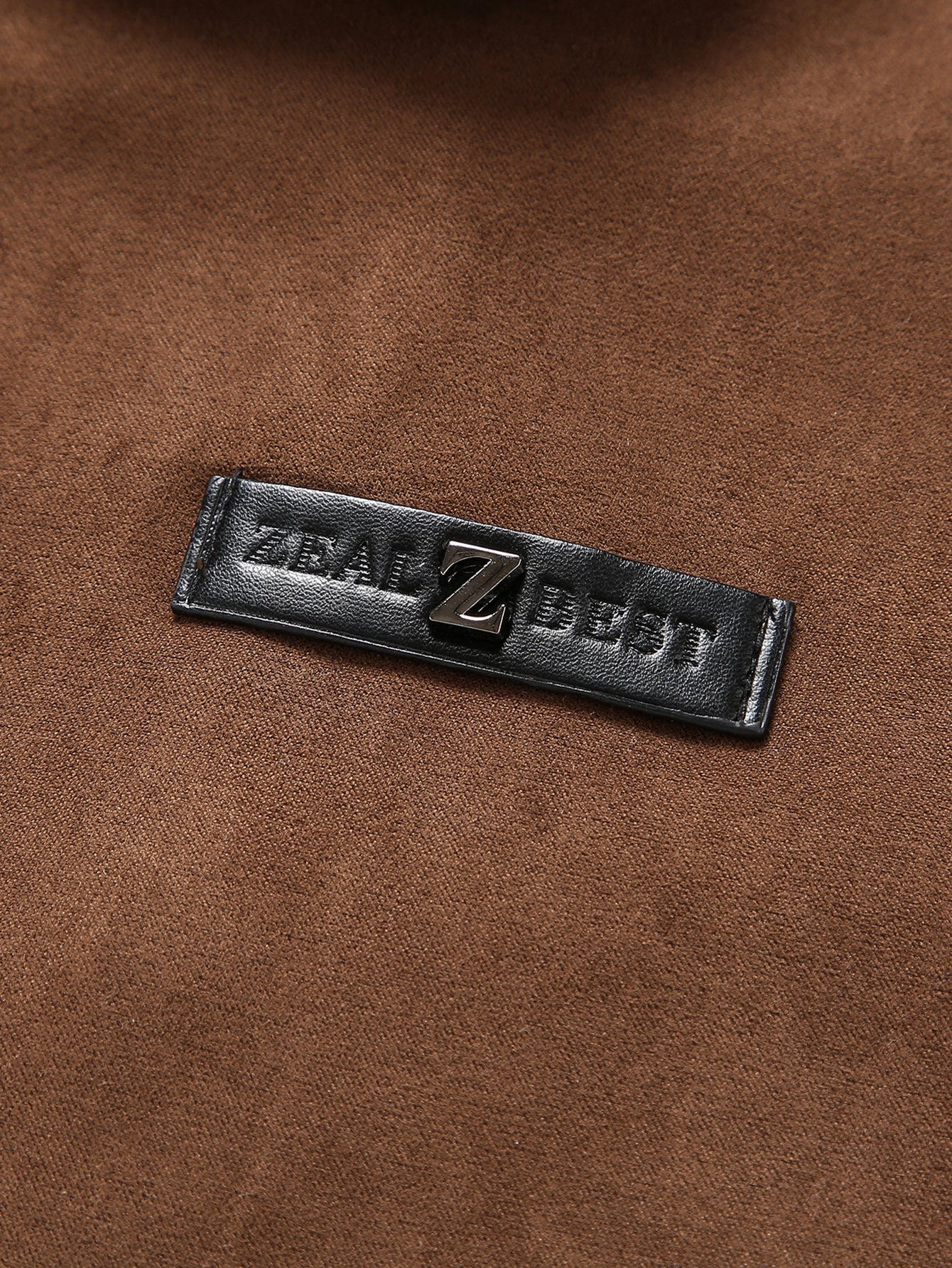 Teddy Lined Suede Jacket With Pockets