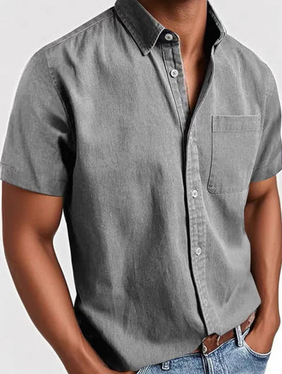 Charles™ | Cotton Short Sleeve Shirt