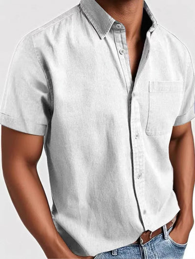 Charles™ | Cotton Short Sleeve Shirt